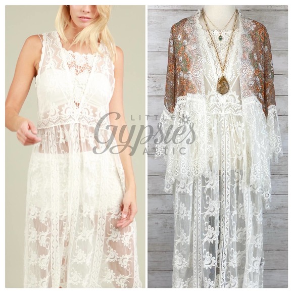 POL Dresses & Skirts - POL Antique Lace Romance Midi Dress